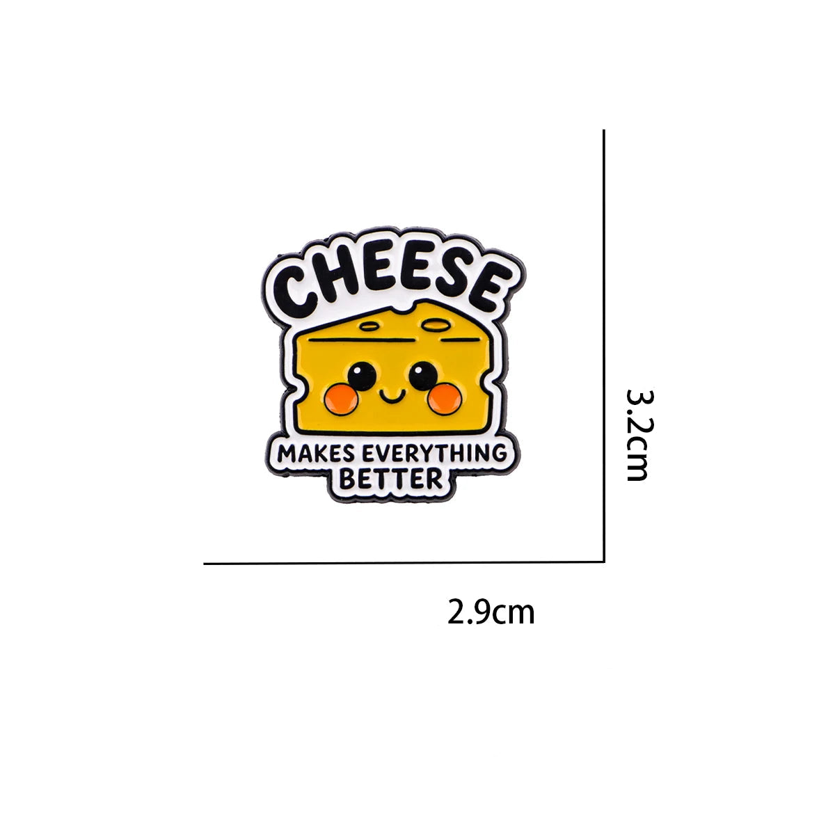 Cheese Quote Pin