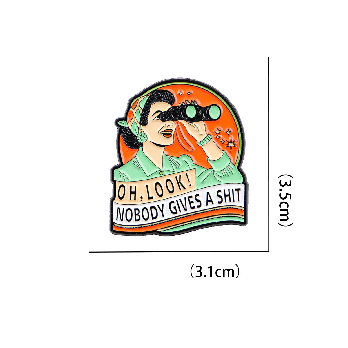 Sarcastic Quote Brooch