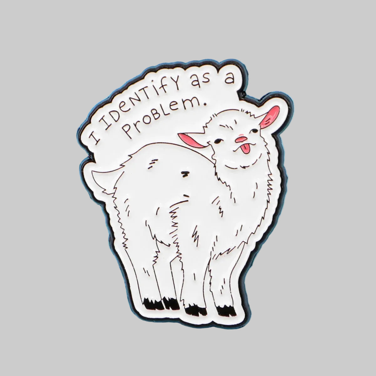 White Goat Pin