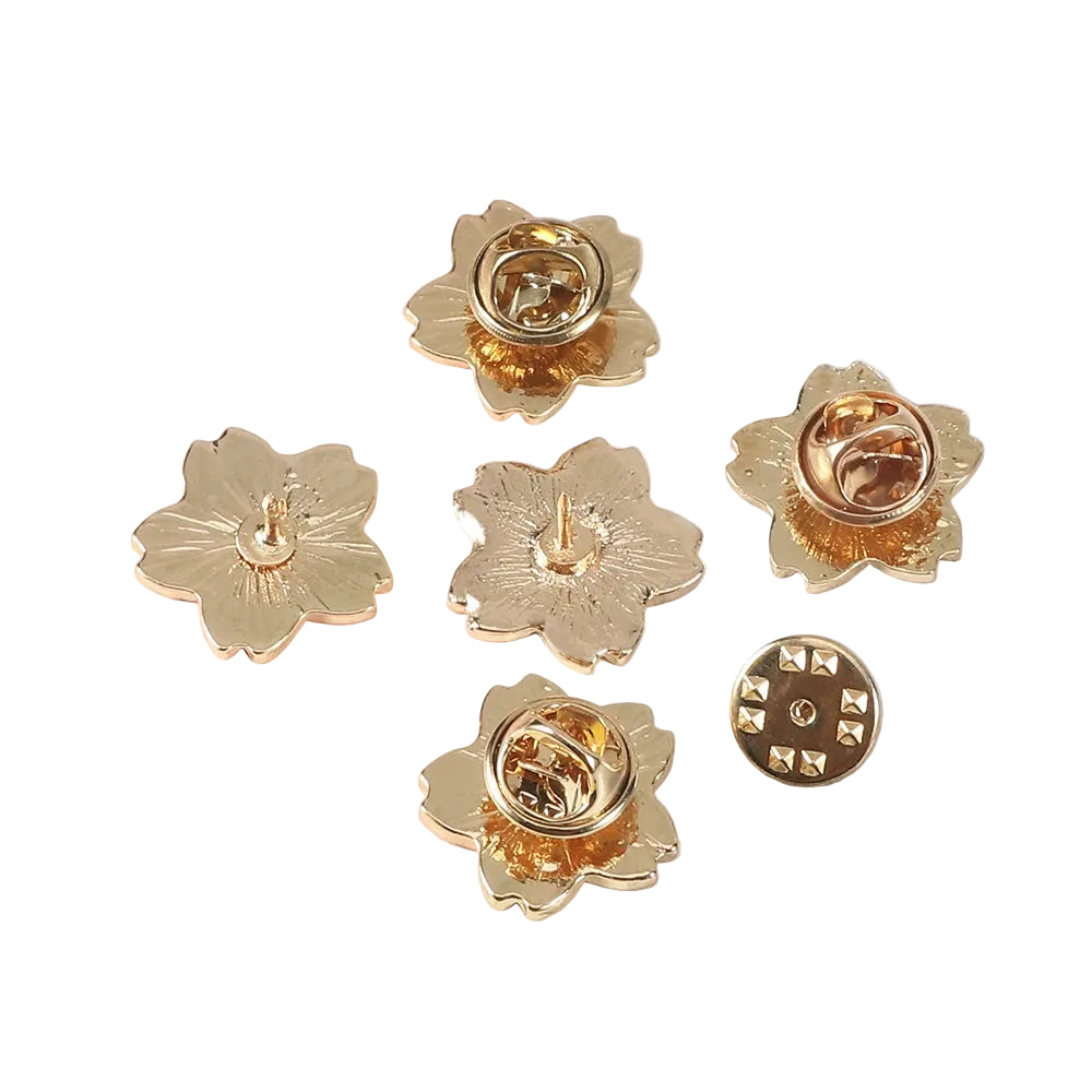Mini Cherry Blossom Pin – 5 Colours