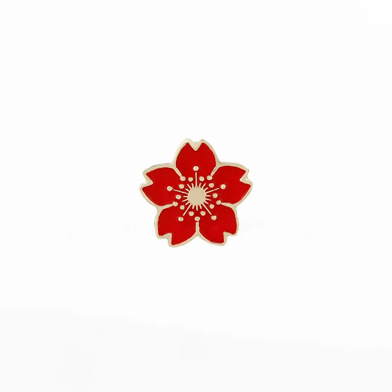 Mini Cherry Blossom Pin – 5 Colours