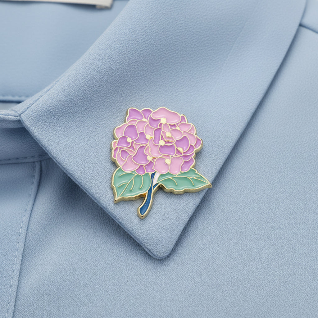 Botanical Flower Pin