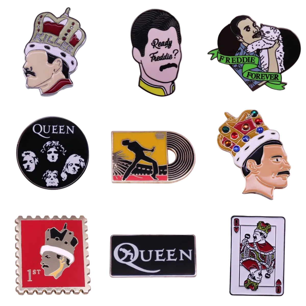 Classic Rock CD Pin – 10 Variants
