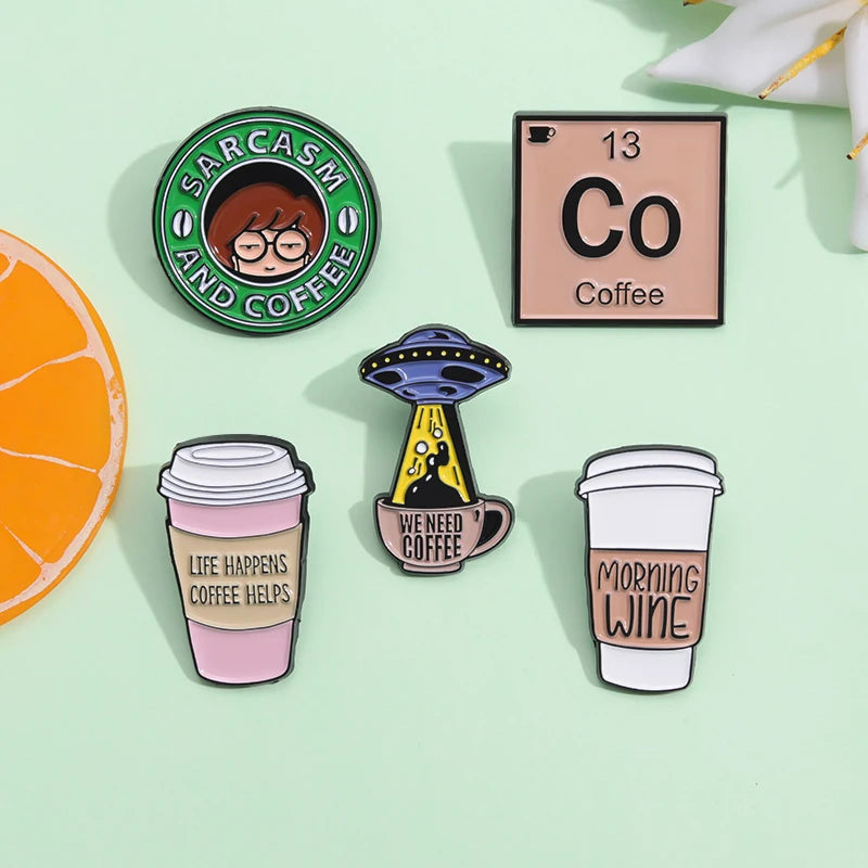 Coffee Cup Pin