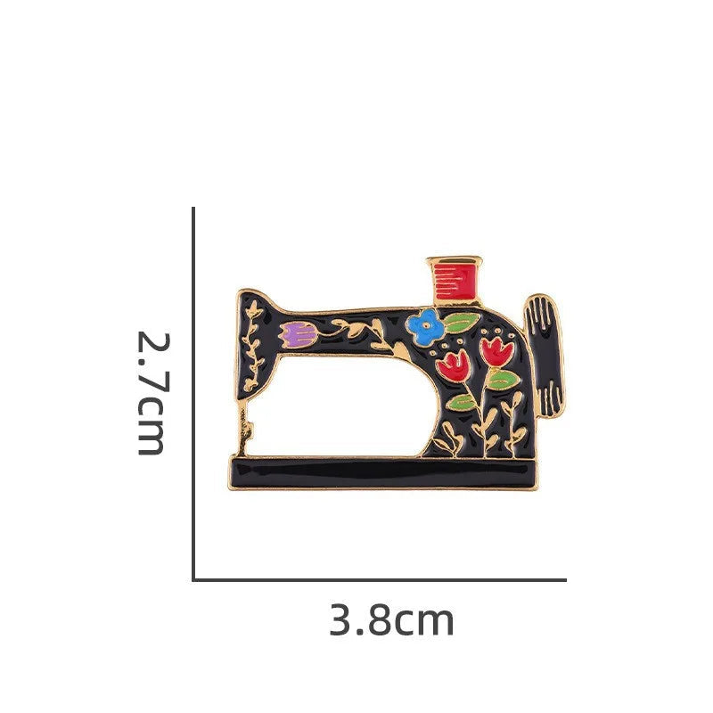 Retro Sewing Machine Pin