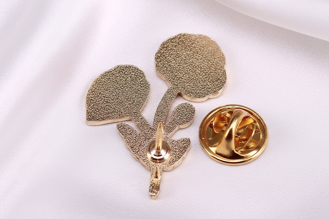 Red Poppy Bloom Pin