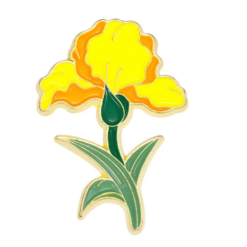 Botanical Flower Pin