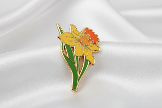 Yellow Daffodil Pin