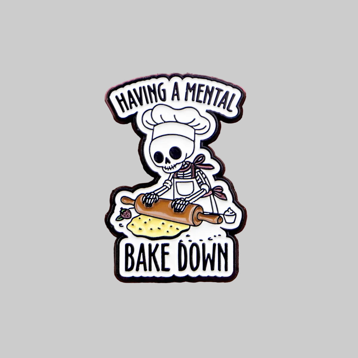 Skeleton Mental Health Pin