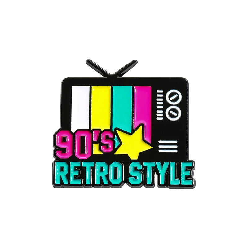 Let's Go 90's Pin