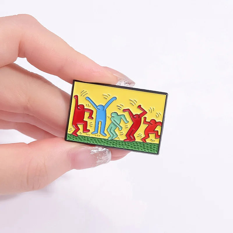 Cartoon Artist Pin