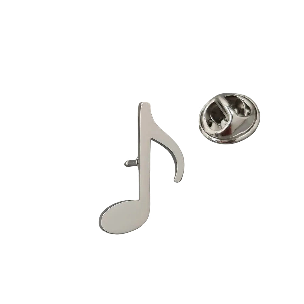 Music Symbol Stainless Steel Pin
