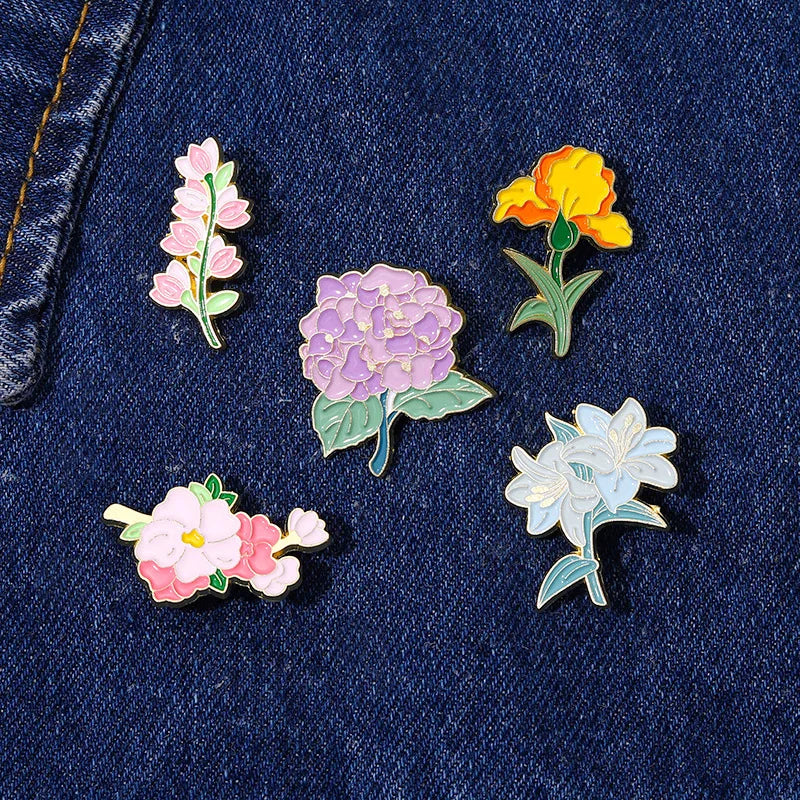 Botanical Flower Pin