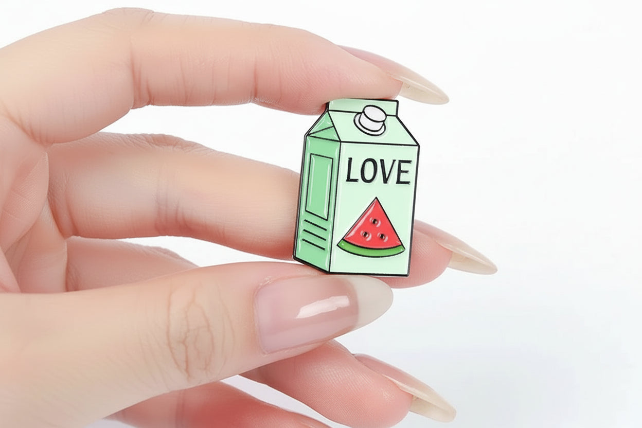 Fruit Juice Box Brooch