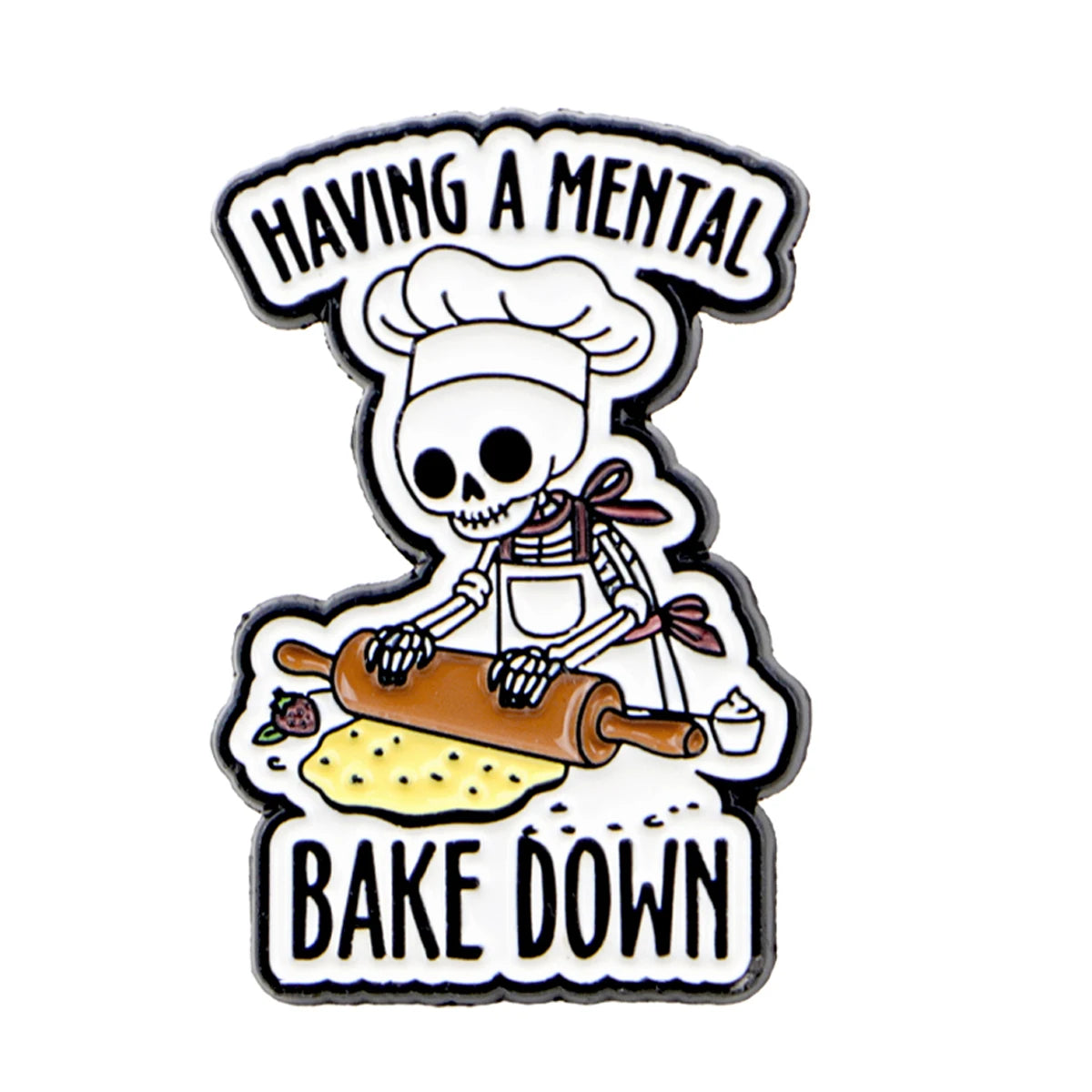 Skeleton Mental Health Pin
