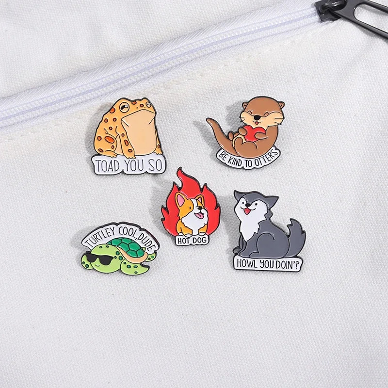 Be Kind to Otters Pin