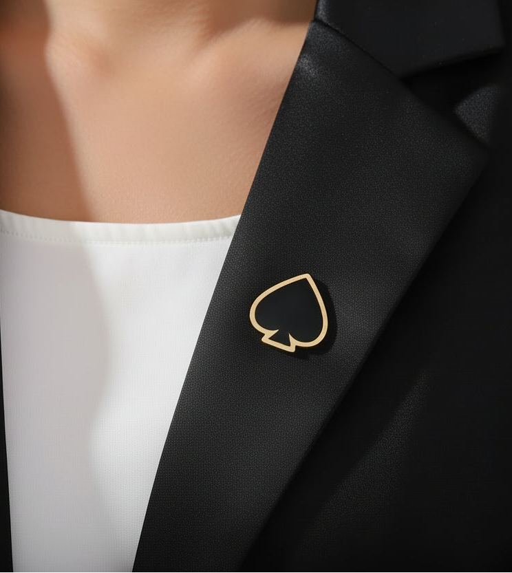 Playing Card Suit Pin