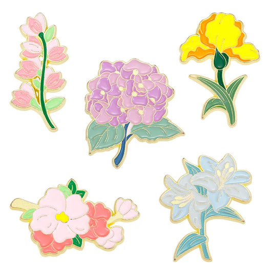 Botanical Flower Pin