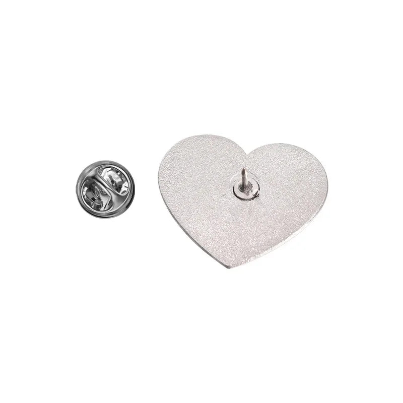 Red Heart Brooch