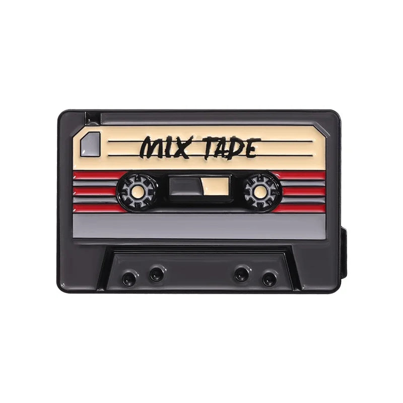 80s & 90s Retro Cassette Tape Pin