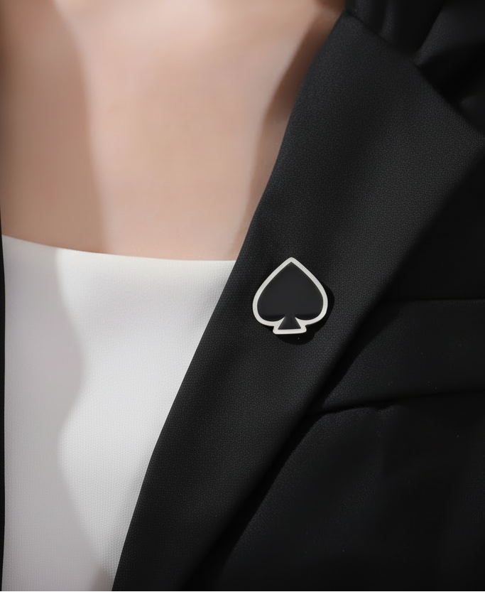 Playing Card Suit Pin