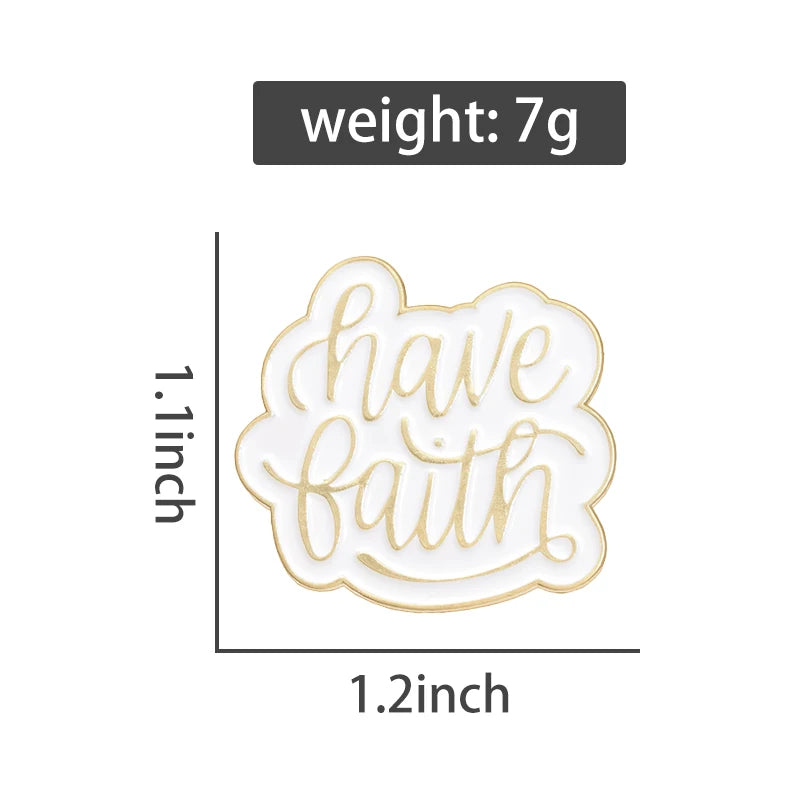 Have Faith Pin