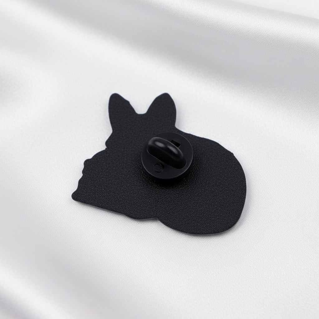 Cute Fox Reading Pin