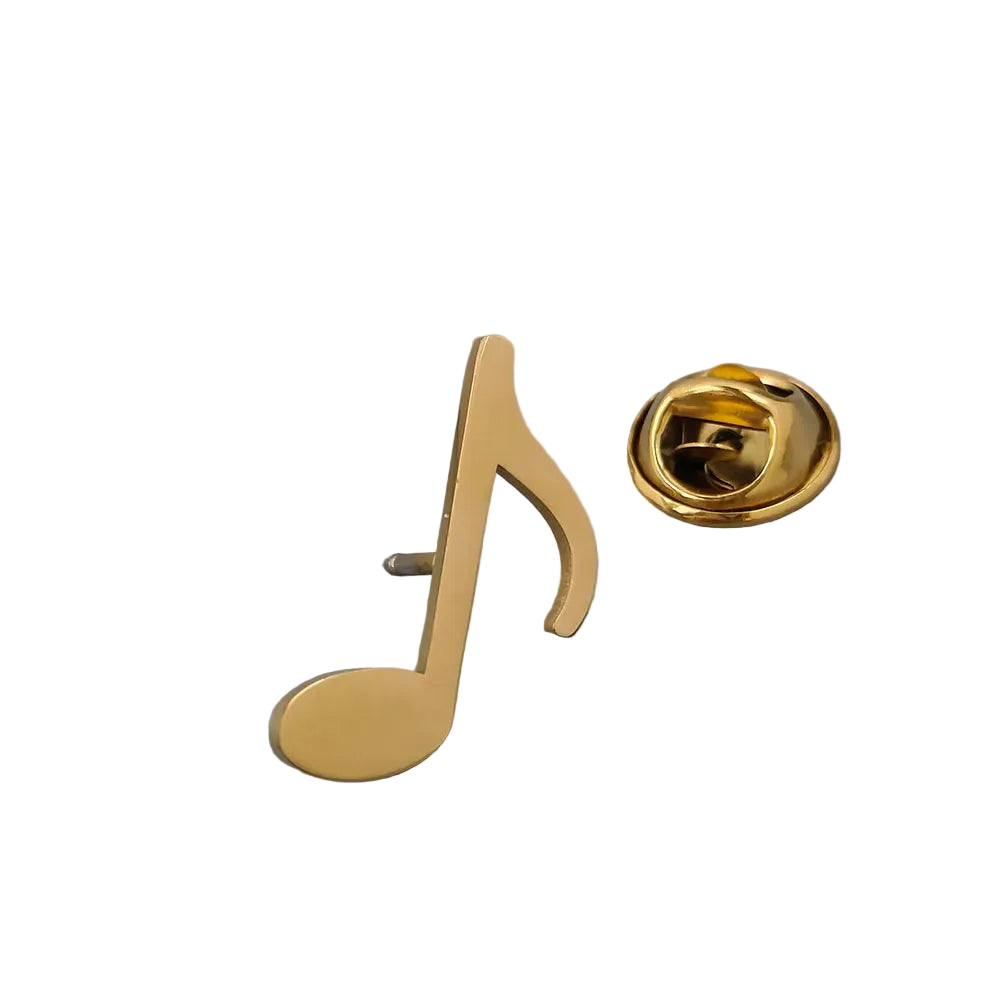 Music Symbol Stainless Steel Pin