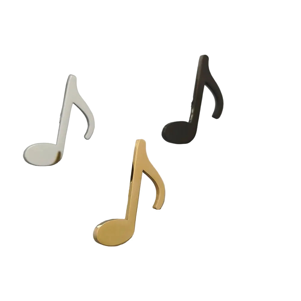 Music Symbol Stainless Steel Pin