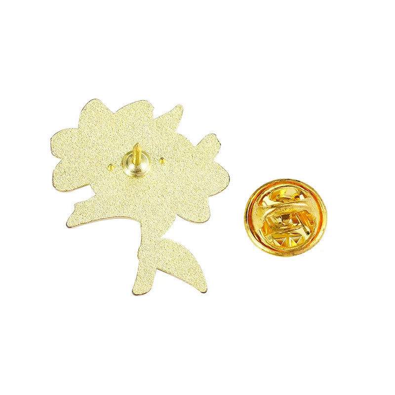 Botanical Flower Pin