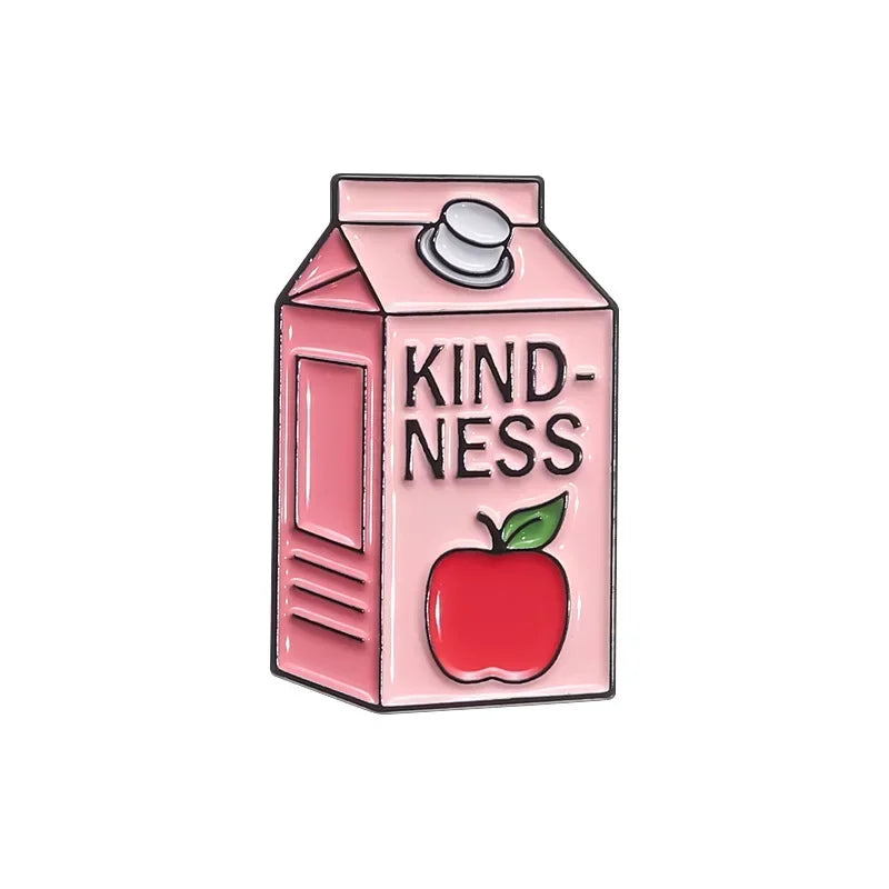 Fruit Juice Box Brooch
