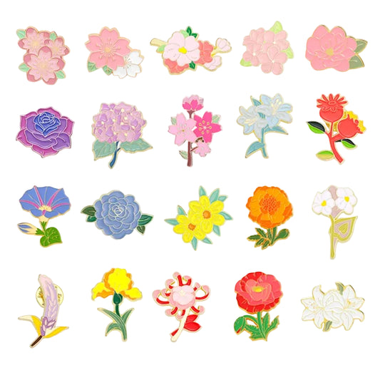 Flower Pins – 19 Variants
