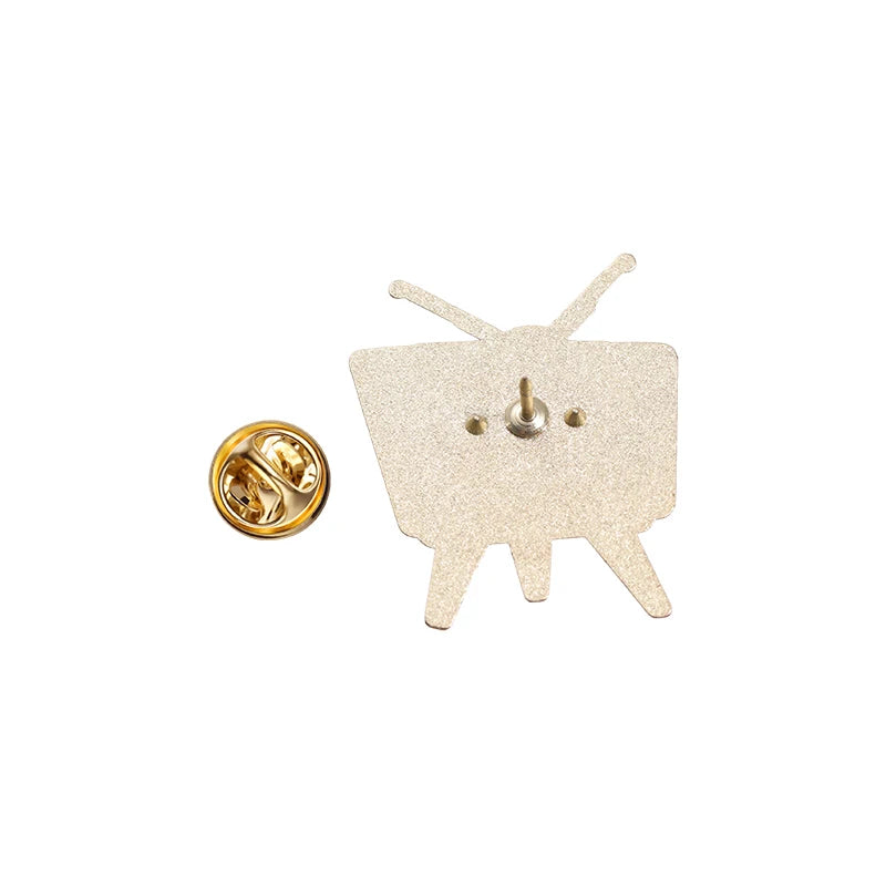 Retro Television Brooch