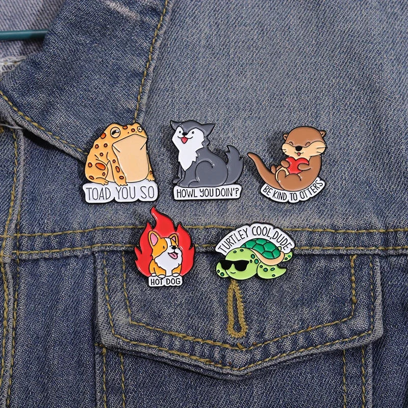 Be Kind to Otters Pin