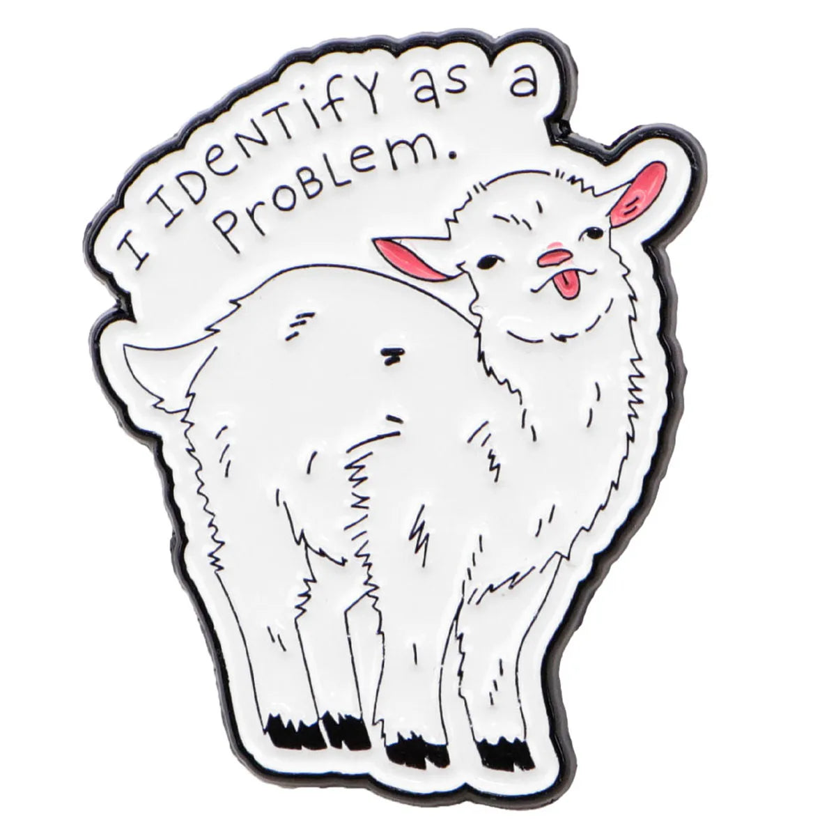 White Goat Pin