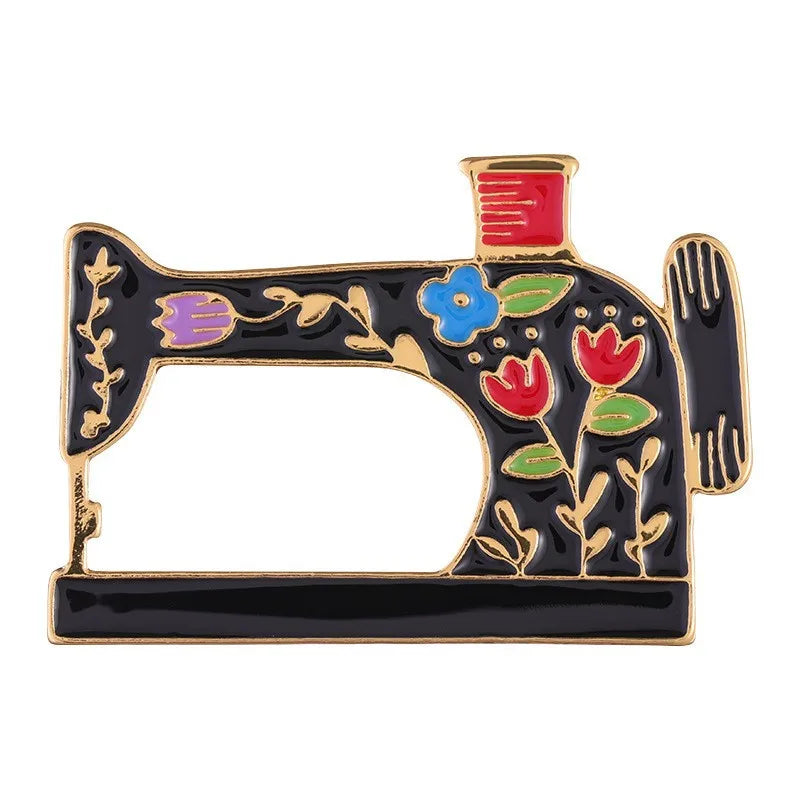 Retro Sewing Machine Pin