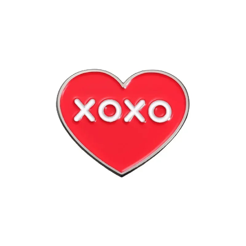 Red Heart Brooch